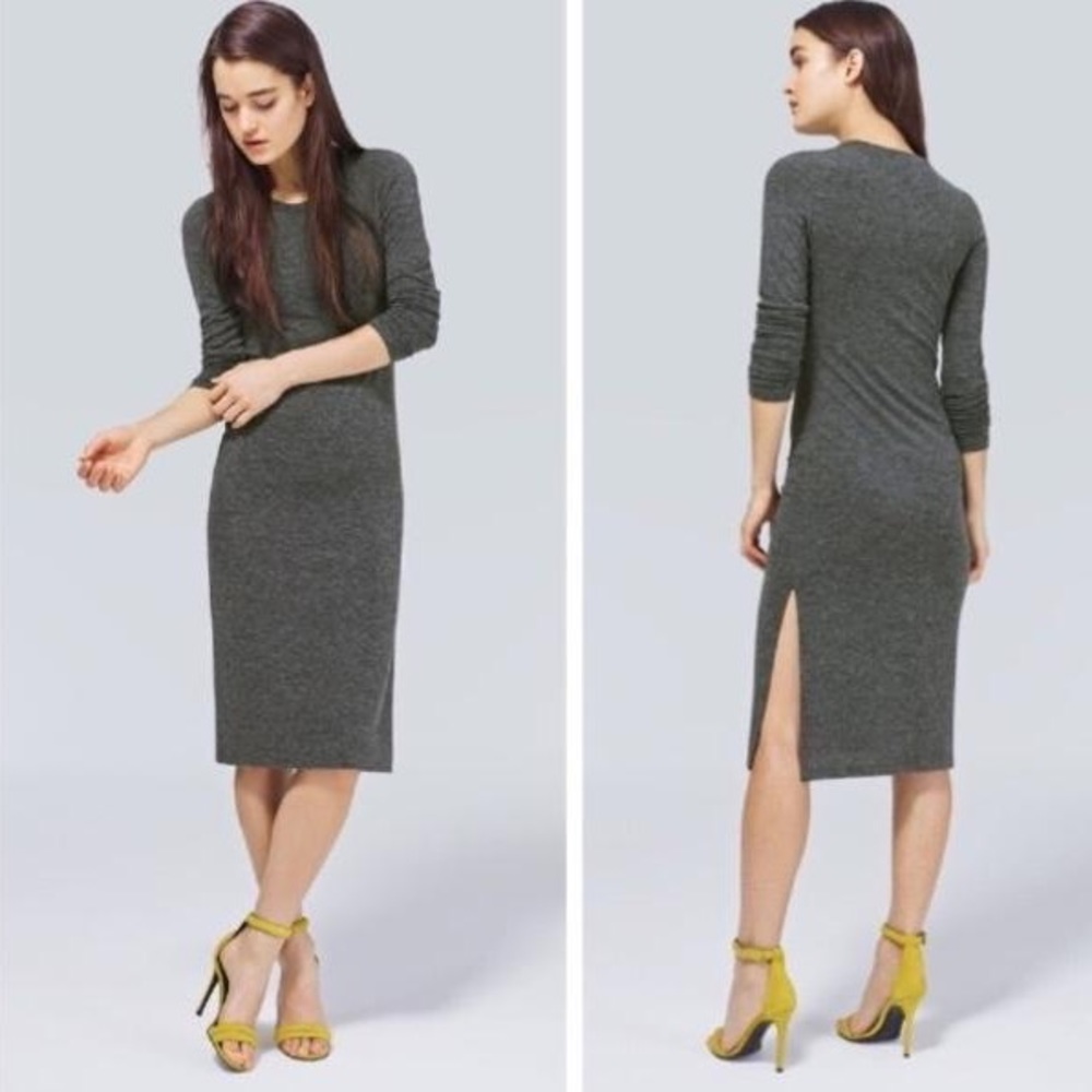 WILFRED FREE PARLEUR BODYCON MIDI DRESS